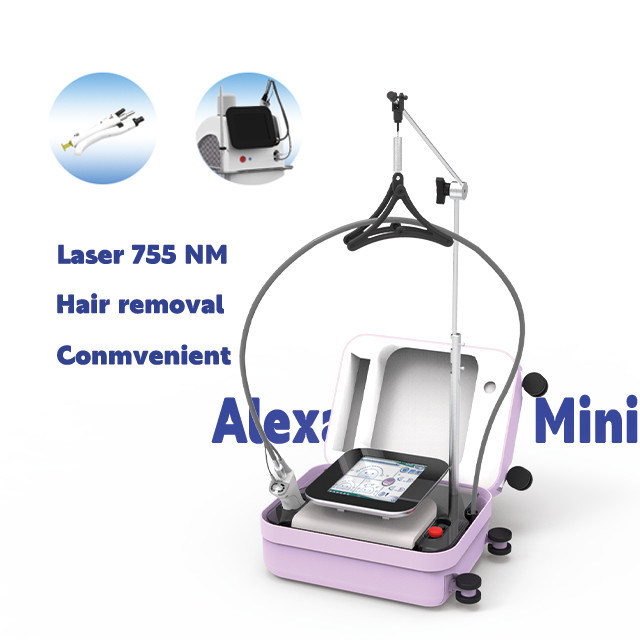755nm Alexandriet Mini Diode Laser met Slim Touchscreen voor Eenvoudige Bediening in de Schoonheidsindustrie