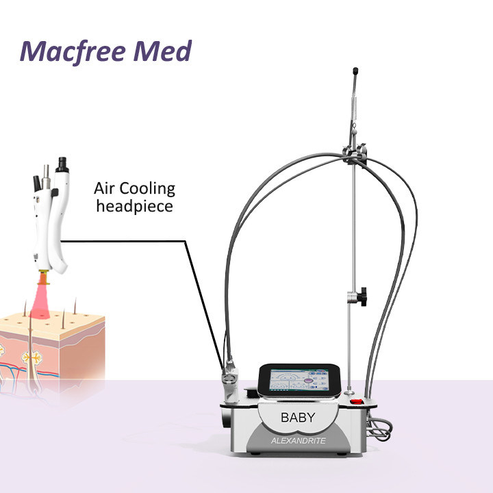 755nm Alexandriet Mini Diode Laser met Slim Touchscreen voor Eenvoudige Bediening in de Schoonheidsindustrie