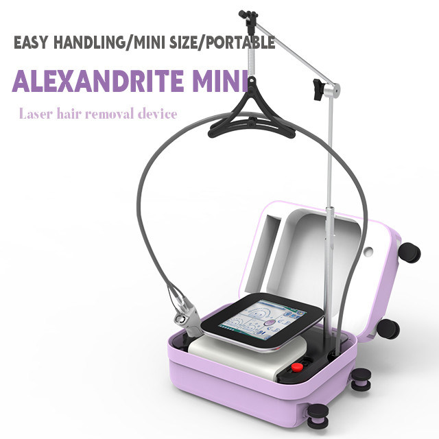 2024 meest diode laser 755 nm voeding onderdeel Alexandriet mini product schoonheidsklinieken voor ontharing lcd filter slimme touchscreen schoonheidsapparatuur