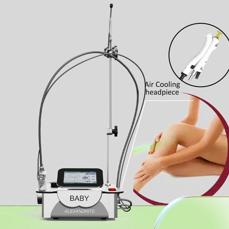 2024 meest diode laser 755 nm voeding onderdeel Alexandriet mini product schoonheidsklinieken voor ontharing lcd filter slimme touchscreen schoonheidsapparatuur